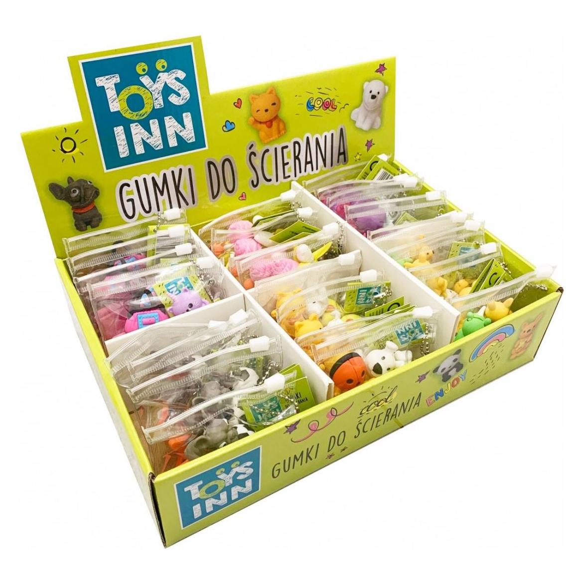 Stnux Gumki do ścierania mix Display 24 sztuki (GXP-700690)