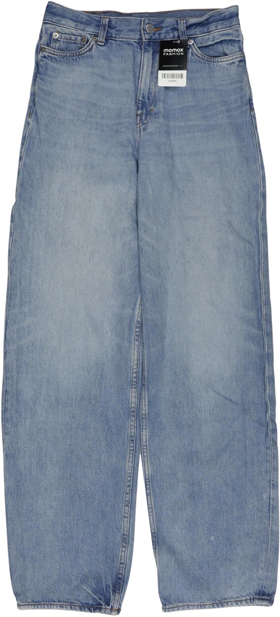 Weekday Damen Jeans, Hellblau, Gr. W25, Baumwolle - Second Hand