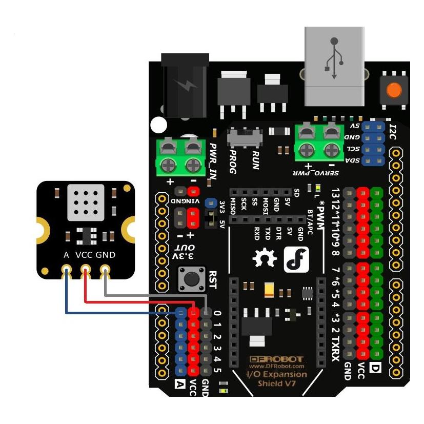 DFRobot Fermion H2 Wasserstoff analoger Gassensor (45362414)
