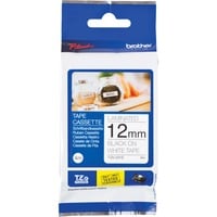 TZe-231S, Schriftband 12 mm, schwarz auf weiß