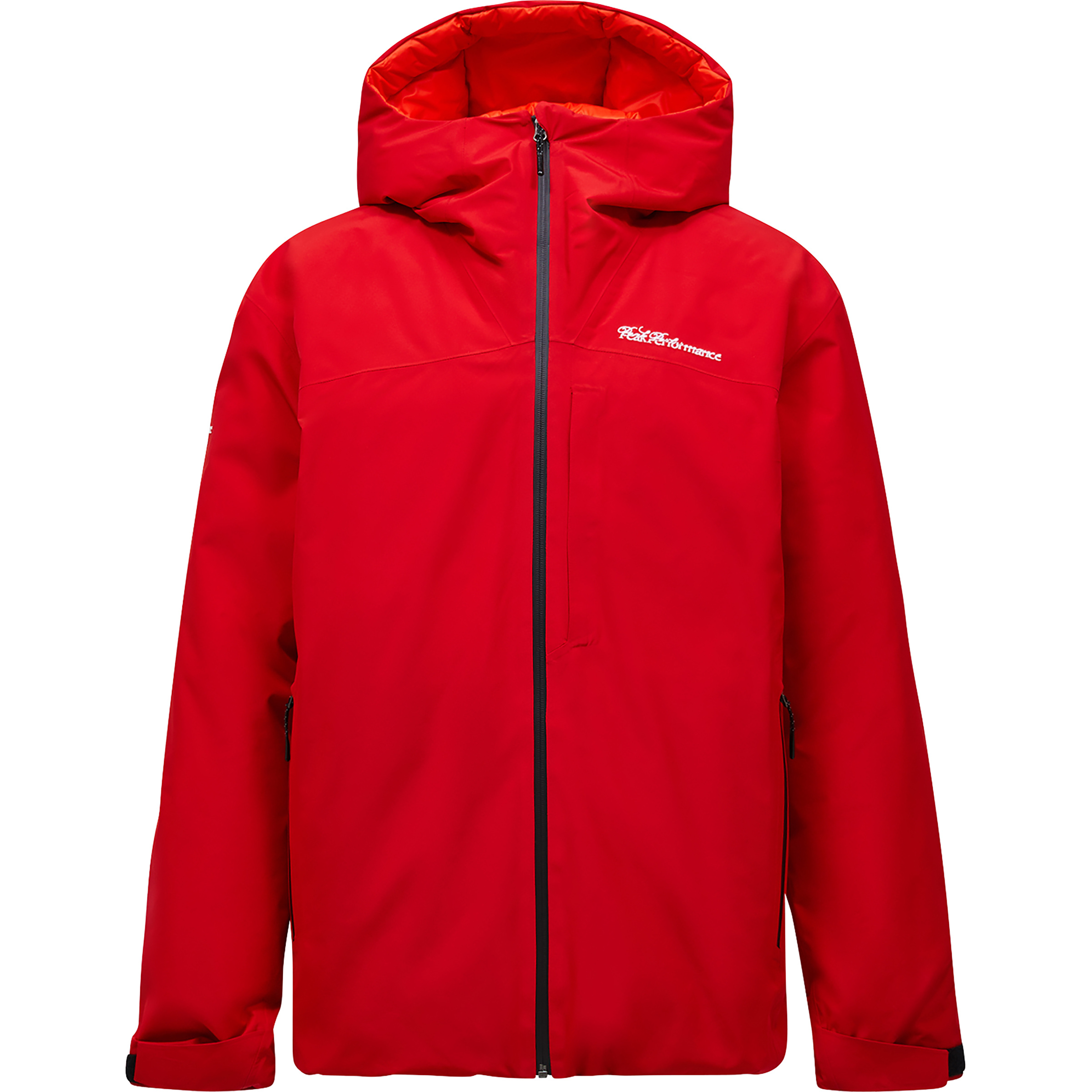 Peak Performance 40Y Frost Reversible Hipe 2L Shell Down Herren Isolationsjacke rot Größe M Skifahren Wasserdicht Wasserabweisend