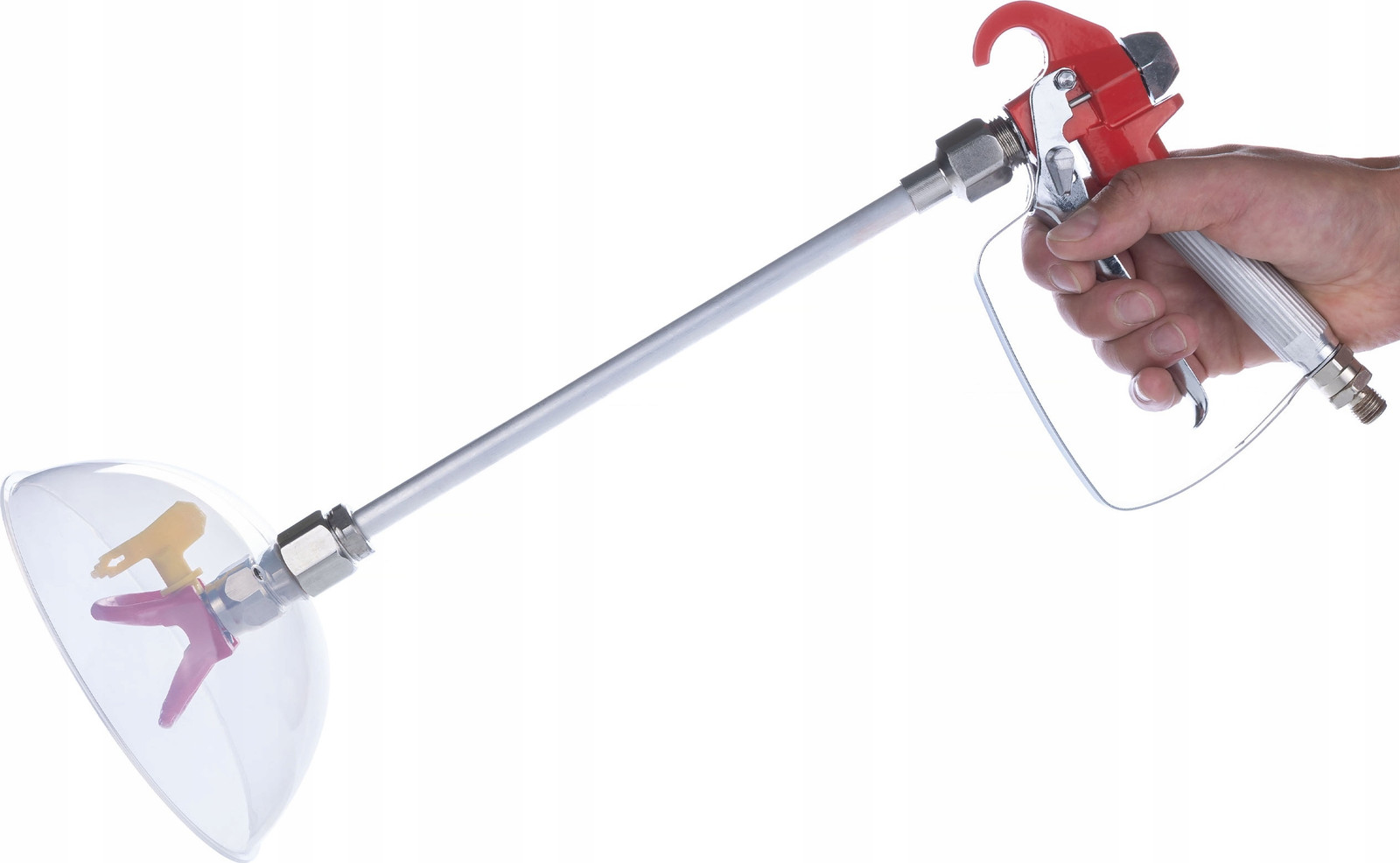 ROSFIX Set Airless Verfspuit Accessoires met Spuitpistool 517, 30 cm Hogedruklans en 2x Vingerfilter 60 Mesh, 3000psi