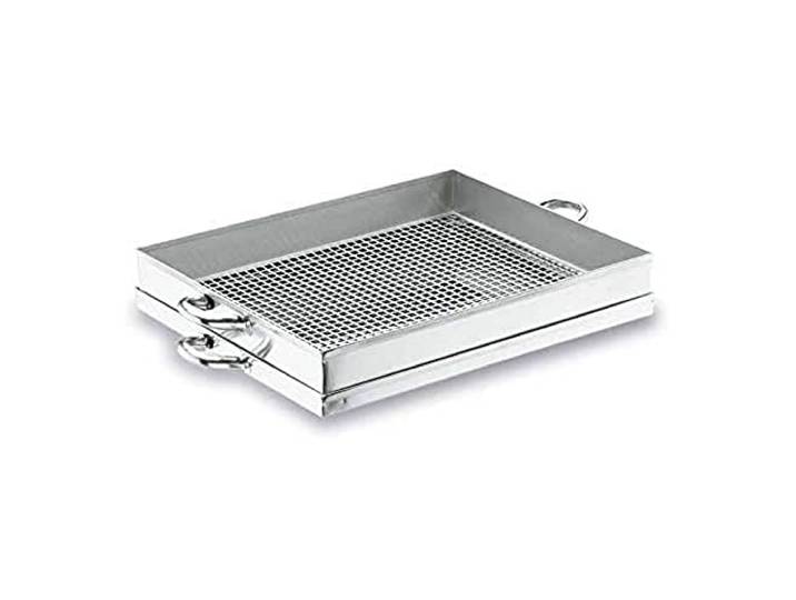 LACOR 50561 Abtropfschussel fur Gebraten 60 cm Langlebiges Profi-Utensil; entwickelt für optimale Leistung und schnelle, unkomplizierte Reinigung in der Spülmaschine