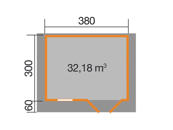 weka Gartenhaus 136 Gr. 1