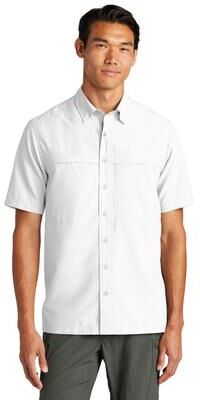 Port Authority W961 Short Sleeve UV Daybreak Shirt in White size 4XL   Polyester