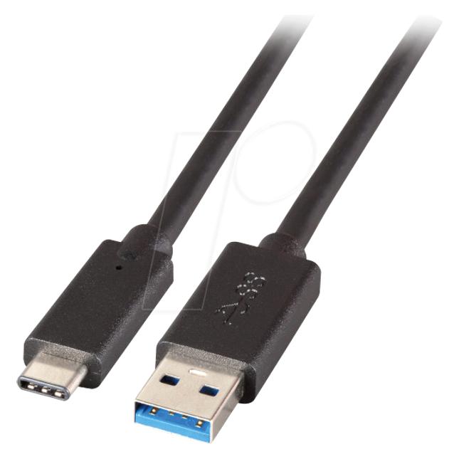 EFB Elektronik USB A - USB C (0.50 m, USB 2.0, 15 W) (K5282-3ASW.0)