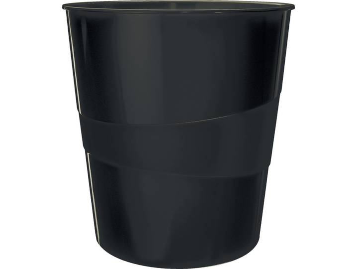 Papierkorb Leitz Recycle 15 l Schwarz - Papierkorb