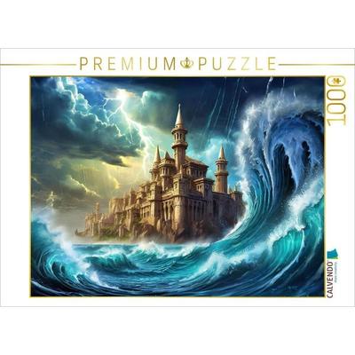 CALVENDO Puzzle Der Untergang von Atlantis | 1000 Teile Lege-Größe 64x48cm Foto-Puzzle für glückliche Stunden