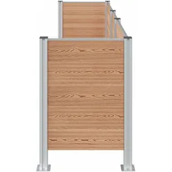 vidaXL, Gartenzaun, Samisina (U-Form)