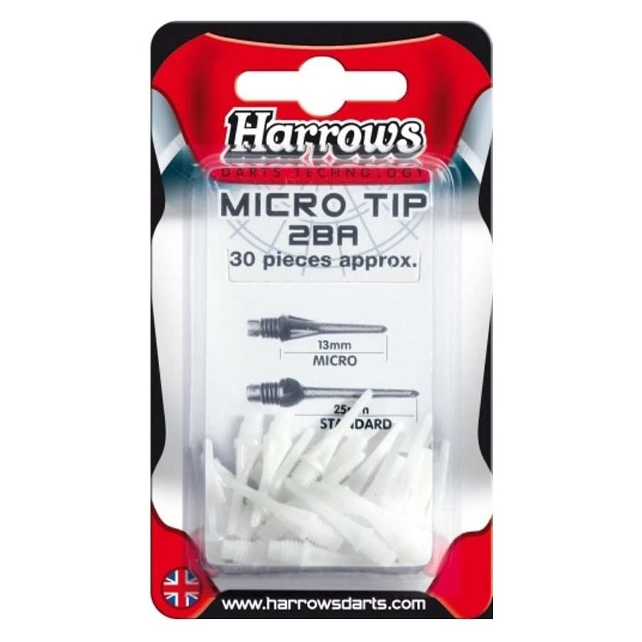 Harrows Końcówki do rzutek Softip Spare Micro 30 sztuk biały (53424951)