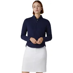 Callaway Pullover Quilted Knit 1/2 Zip, navy