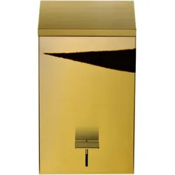 Corner Soft Close Badezimmer-Abfallbehälter 32 cm quadratisch goldfarben