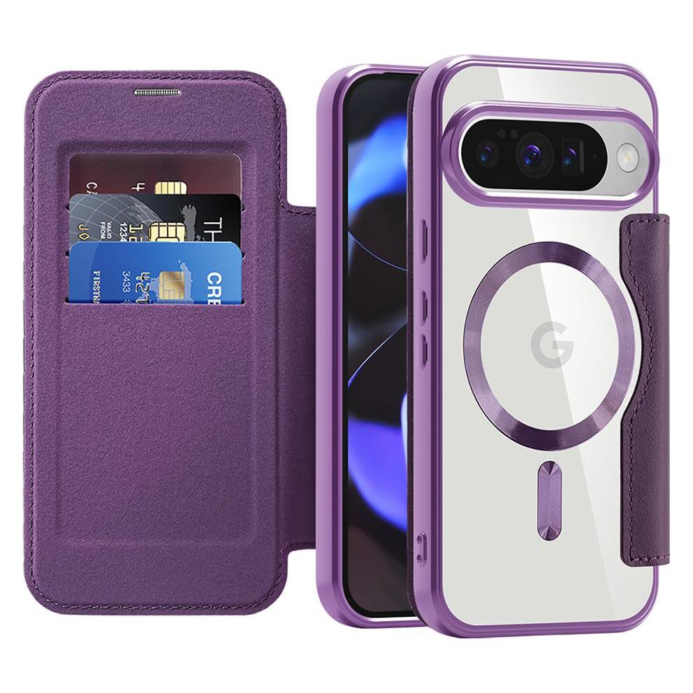 Techsuit - SmartMag Book Case - Google Pixel 10 / 10 Pro - Purple (Google Pixel 10, Google Pixel 10 Pro) (59432680)