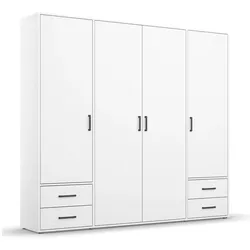 rauch BLUE Kleiderschrank Voyager 187 x 194 cm Dekor Alpinweiß