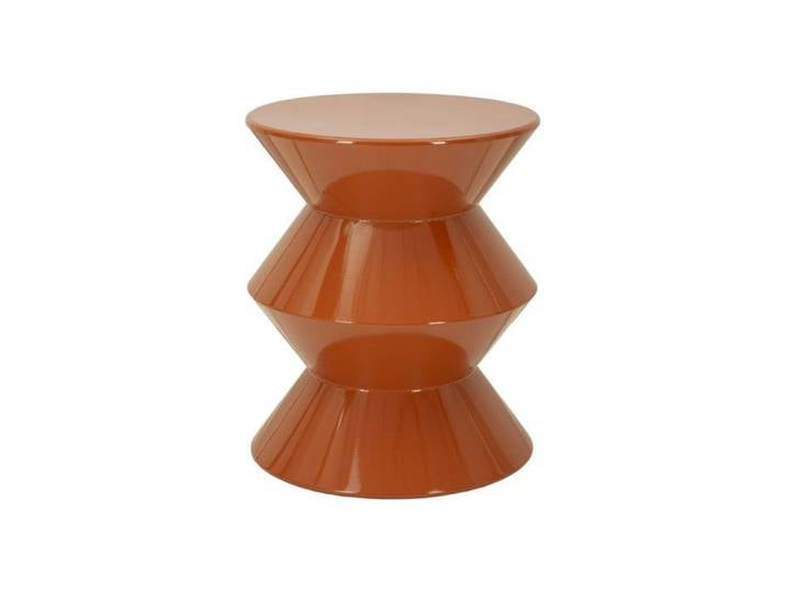 Table d'Appoint en Métal  Zag  45cm Orange