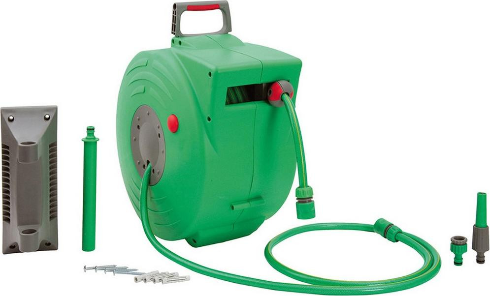 Rothenberger Super Ego automatische slangkokerhouder met wandbevestiging, 20 meter