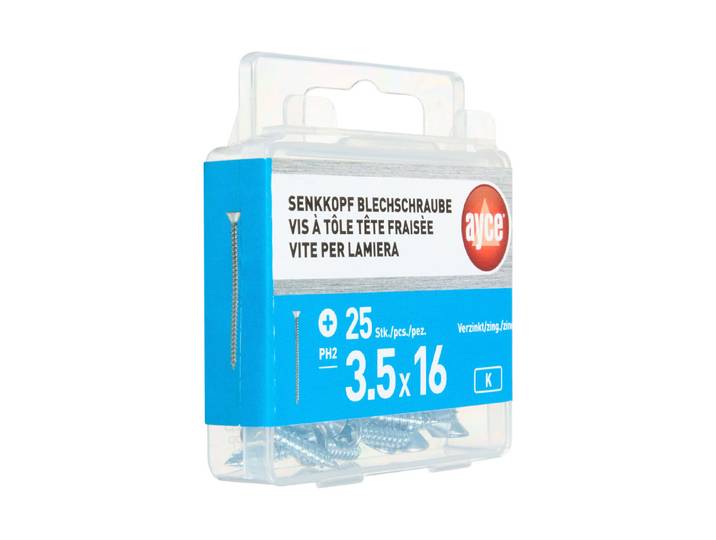 Ayce Senkkopf-Blechschraube PH2 × 16 mm