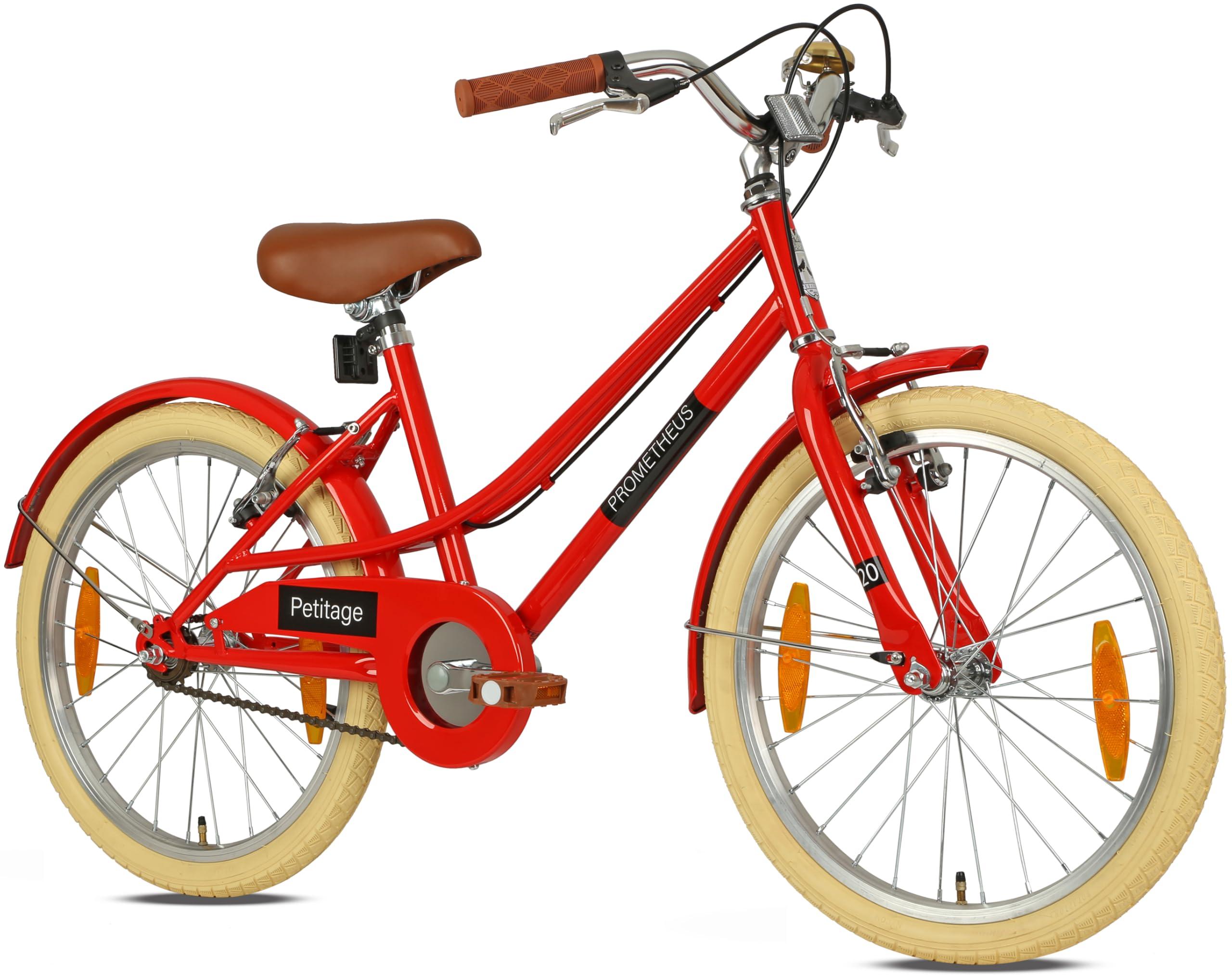 Kinderfahrrad 20 Zoll Retro PETITAGE in Rot - ab 6 Jahren