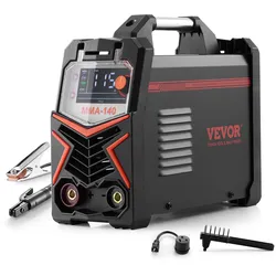 VEVOR WIG-Schweißgerät, 4-in-1-Schweißer (großes LED-Display) – DC-Puls-WIG/DC-Puls-MMA/Lift-WIG/MMA (Stick), Elektroschweißgerät mit synergischer Steuerung, IGBT-Wechselrichter, Heißstart