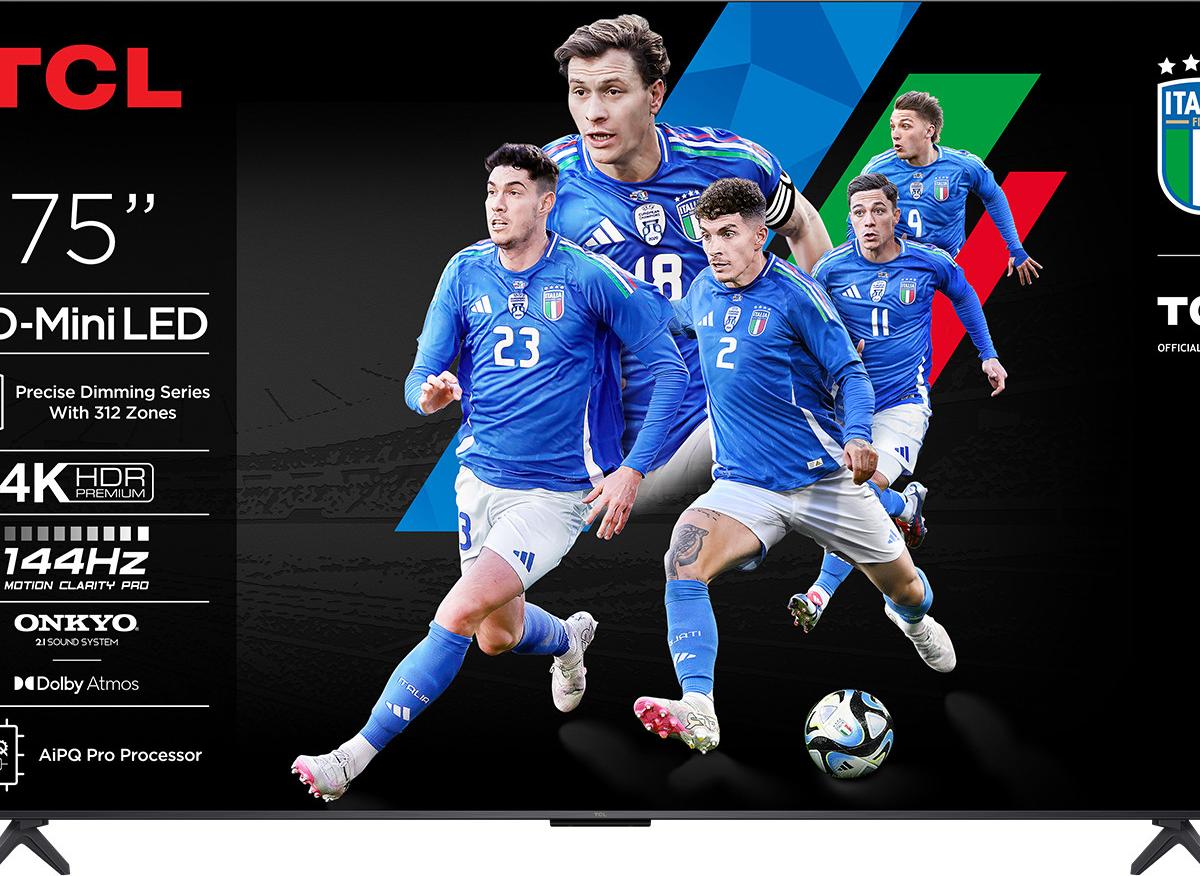 TCL Q6C 75Q6C, 190,5 cm (75"), 3840 x 2160 Pixel, QD-Mini LED, Smart-TV, WLAN, Metallisch