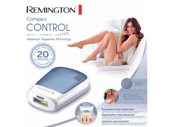 Remington Compact Control HPL (IPL 3500) Haarentfernung IPL – IPL Gerät/IPL Haarentfernung – weiss / blau