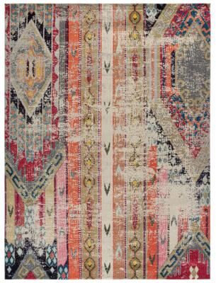 SAFAVIEH Monaco Lumturije Distressed Boho Rug