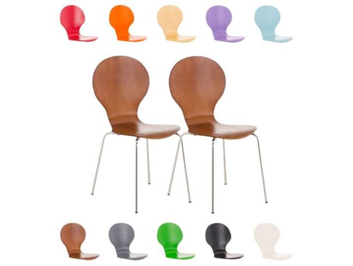 -CLP-Lot de 2 chaises empilables en bois Diego-Array