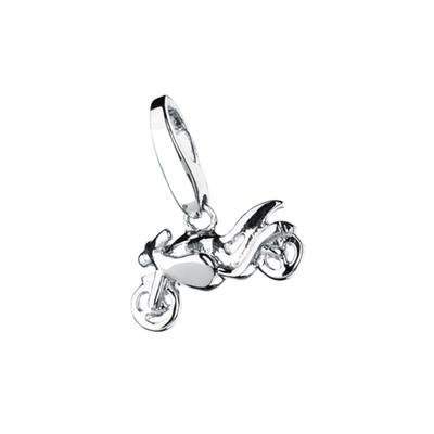 Charm-Einhänger "Motorrad, Silber 925", silber, GIORGIO MARTELLO MILANO, Charms, Damen, Silber 925 (Sterlingsilber)