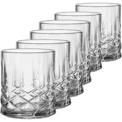Ritzenhoff & Breker Whiskyglas CAPRI, 0,35 l spülmaschinenfest, im klassischen Kristall-Look, Cocktailgläser, Transparent