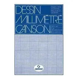 Canson, Heft + Block, Millimeterpapier-Block, DIN A3, 90 g/qm (A3)