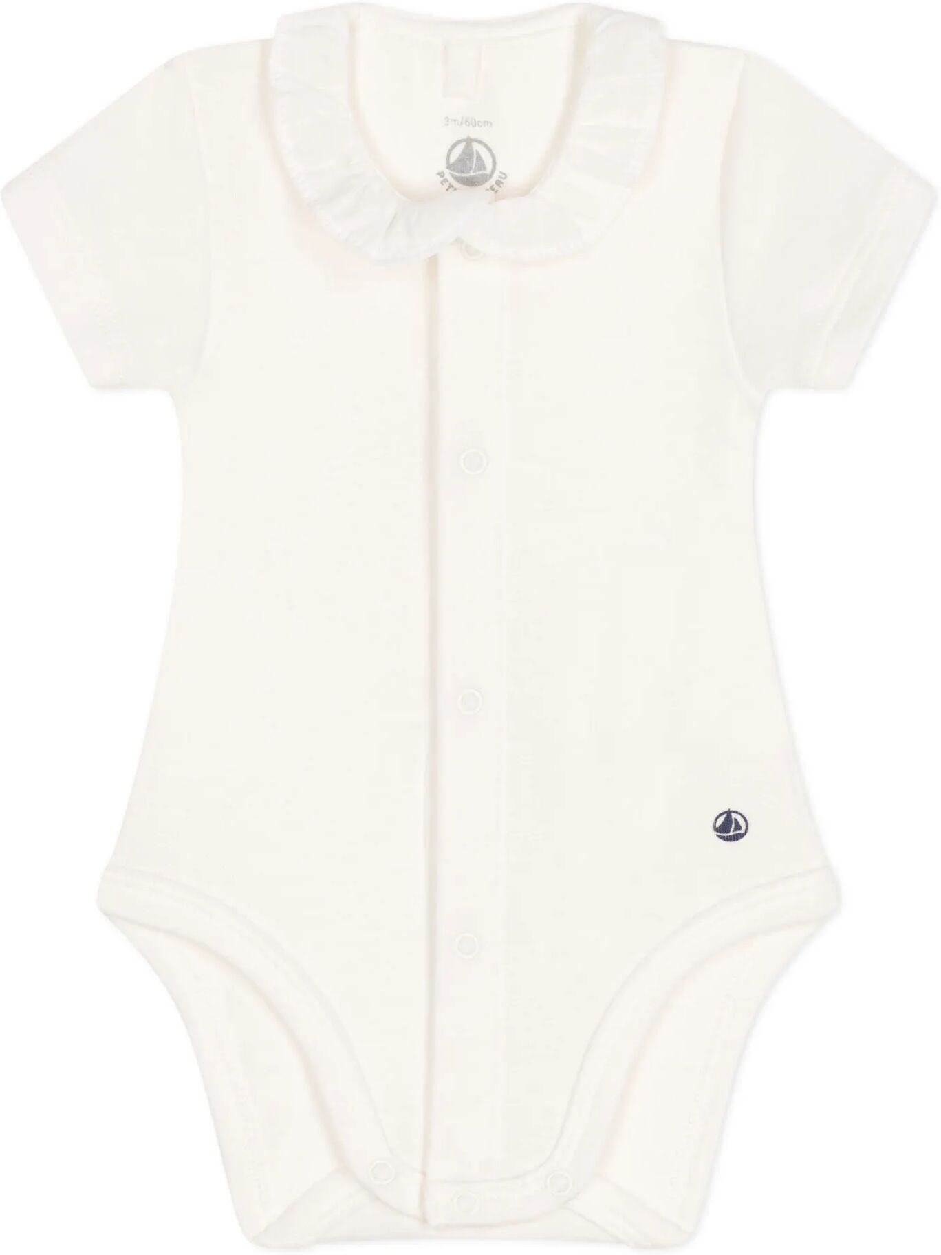 Petit Bateau Body Mabara Ecru 3 mois