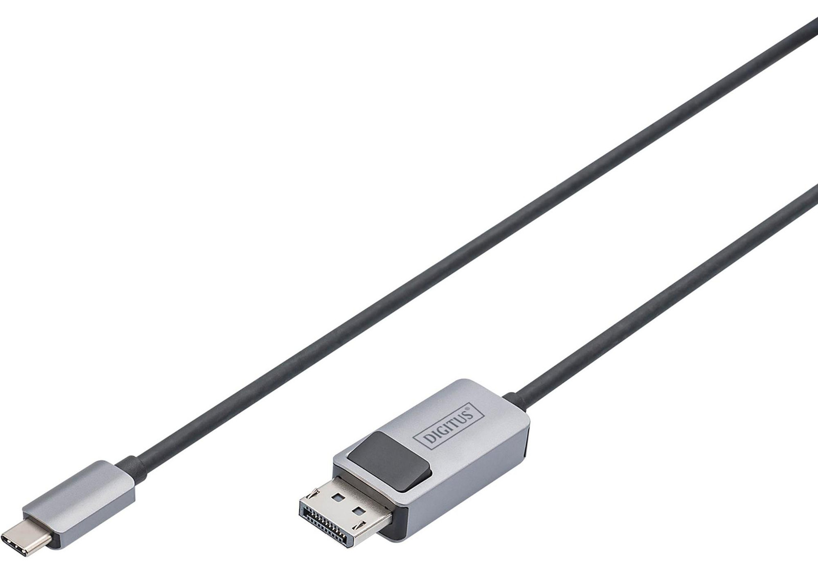 DIGITUS Bidirectionele adapterkabel USB-C naar DisplayPort, 1 meter