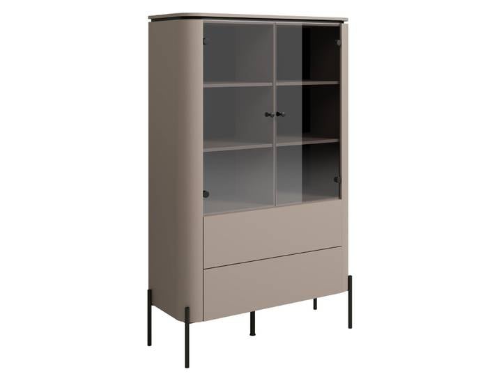 Calderis Zweitüriger Schrank mit zwei Schubladen, 98 cm, Congo