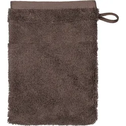 One Badehandschuh 16 x 22 cm schokoladenbraun
