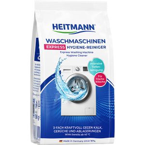 Heitmann Waschmaschinenreiniger Express, 3in1, Pulver, gegen Kalk, Gerüche und Ablagerungen, 250 g