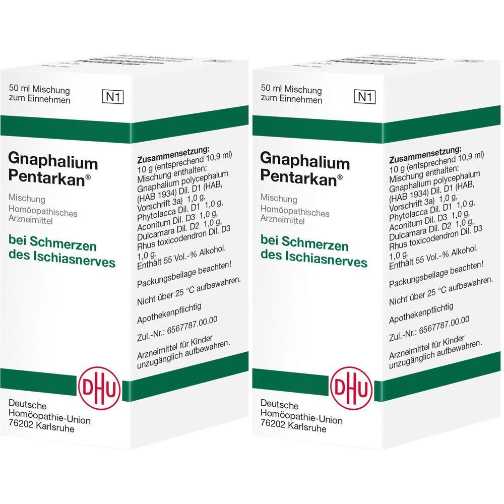 Gnaphalium Pentarkan Mischung 2x 2x50 ml