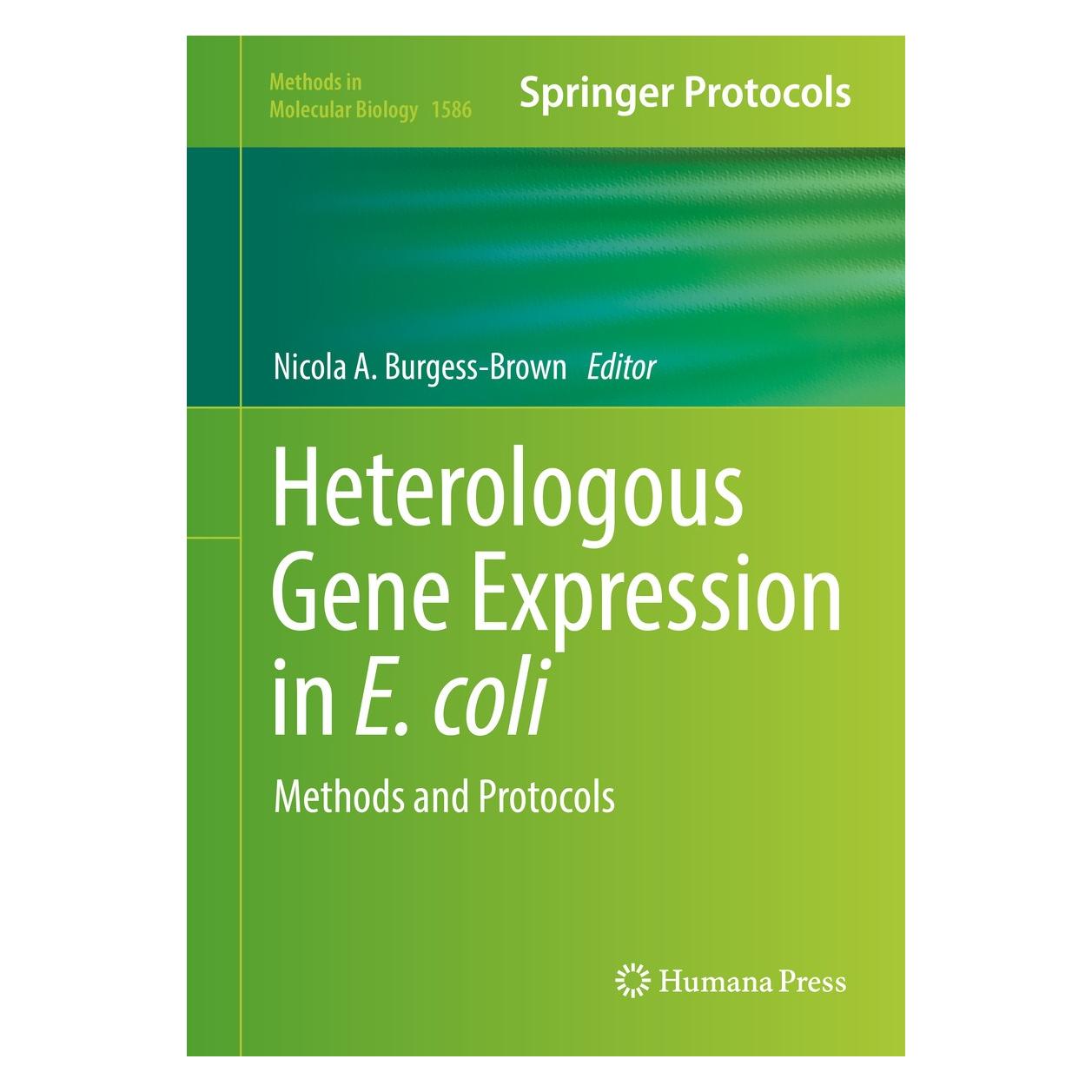 Springer Heterologous Gene Expression in E.coli (Englisch, Hardcover, Nicola A. Burgess-Brown) (9781493968855)