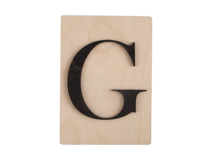 Holz-Buchstabe G, FSC Mixed Credit