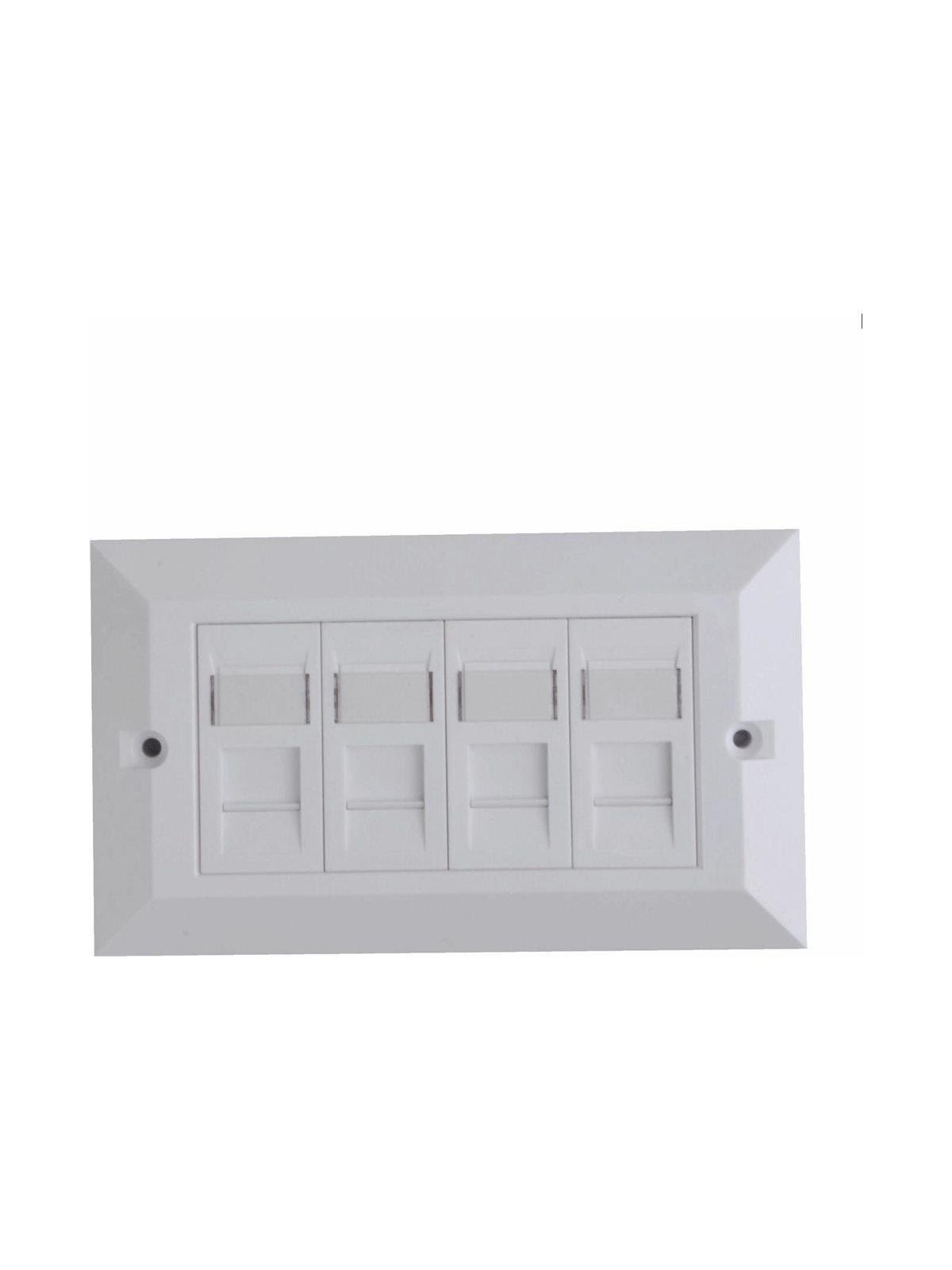 Lanview faceplate - UK type 146x86 mm