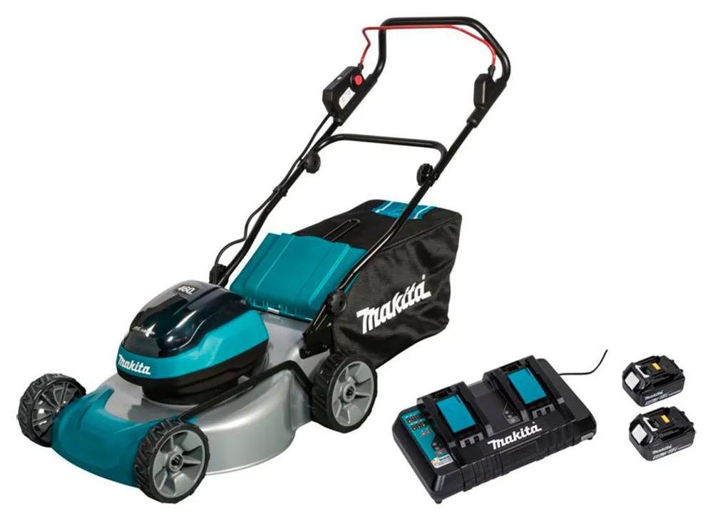 Makita DLM466PT2 Akku-Rasenmäher 2x18V