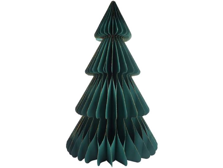 Tannenbaum aus Papier MERRY dunkelgrün