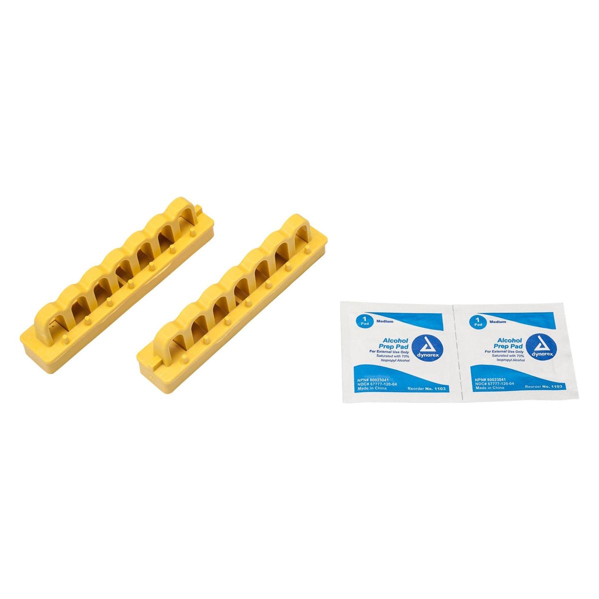 Brady Halterung, Glasfaserverstärktes Nylon, Gelb, 20.32 x 101.60 mm (2 Stück/Packung) (051264)