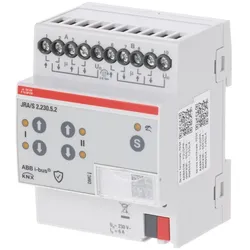 ABB JRA/S2.230.5.2 Jalousieaktor 2-fach 230V, manuelle Bedienung und auto. Fahrzeitermittlung 2CDG110288R0011