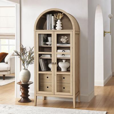 Modway Nolan Tall Arched Storage Display Cabinet