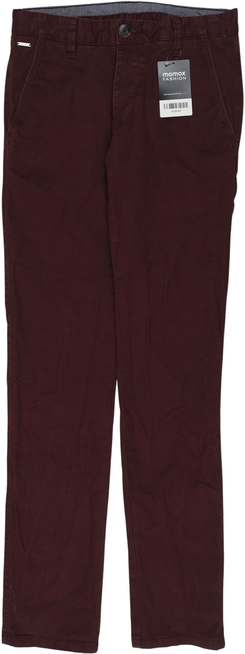 Review Herren Stoffhose, Bordeaux, Gr. XS, Elasthan / Baumwolle - Second Hand