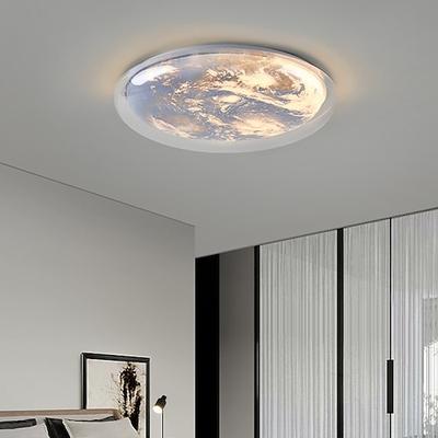 Kreative moderne Erddeckenlampe für Kinderzimmer, weiches Licht, augenschonend