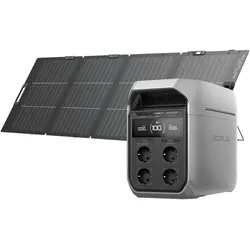 EcoFlow DELTA 3 Serie Tragbare Powerstation - DELTA 3 Plus / 220 W Tragbares Solarpanel