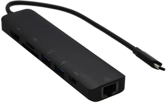 NEWlink 7-Port USB Type-C Hub Adapter Docking Station with Gigabit LAN