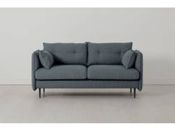 Model 19 Zweisitzer-Sofa, Meeresblau