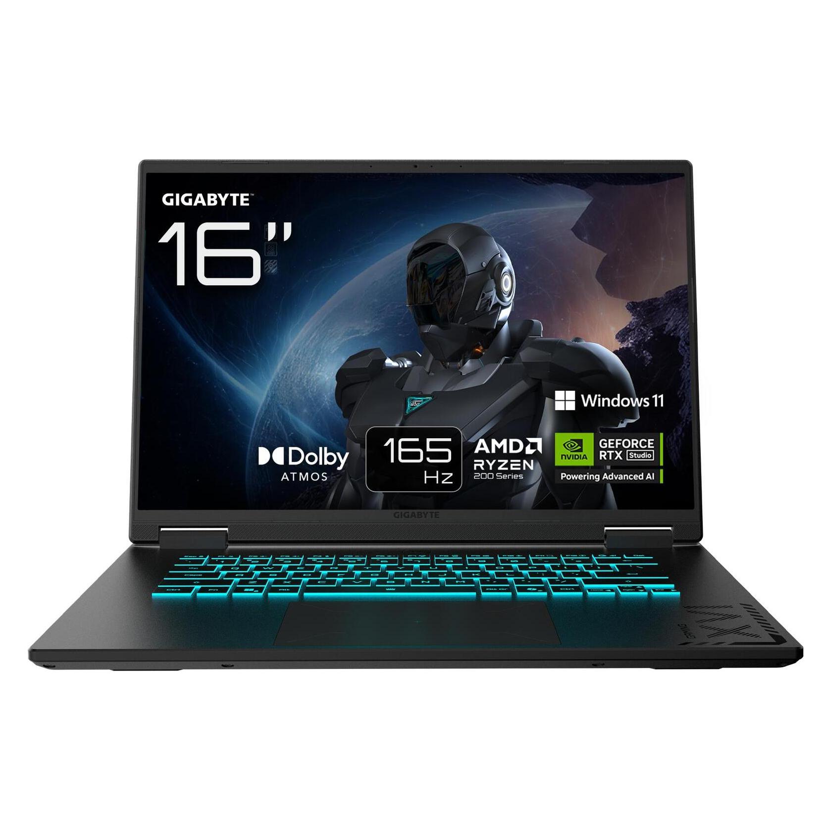 Gigabyte GAMING A16 3VH R7-260 16 GB RTX 5060 W11H (16", 1000 GB, 16 GB, DE) (GIGABYTE GAMING A16 3VHK3DE894SH)